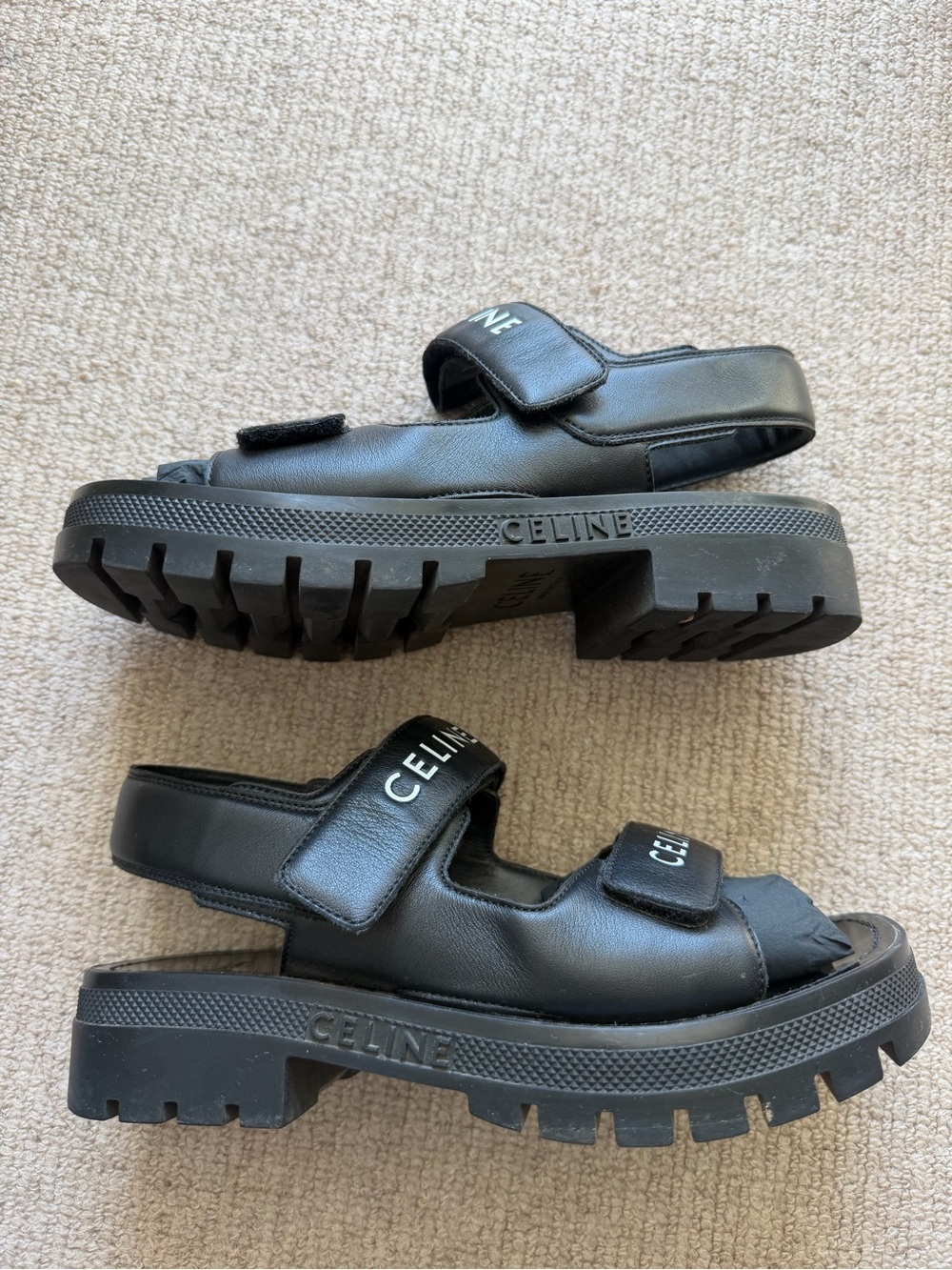 Celine Leather Sandals - Picture 4 of 8